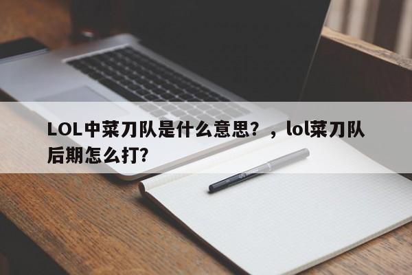 LOL中菜刀队是什么意思？，lol菜刀队后期怎么打？