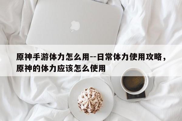 原神手游体力怎么用--日常体力使用攻略，原神的体力应该怎么使用