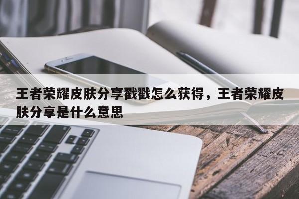 王者荣耀皮肤分享戳戳怎么获得，王者荣耀皮肤分享是什么意思