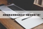 成谢菲联足球俱乐部近况？成都谢菲联门将？