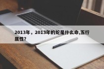 2013年，2013年的蛇是什么命,五行属性？